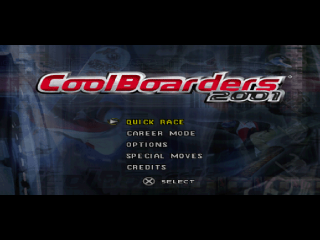 Cool Boarders 2: Killing Session title screen for Playstation